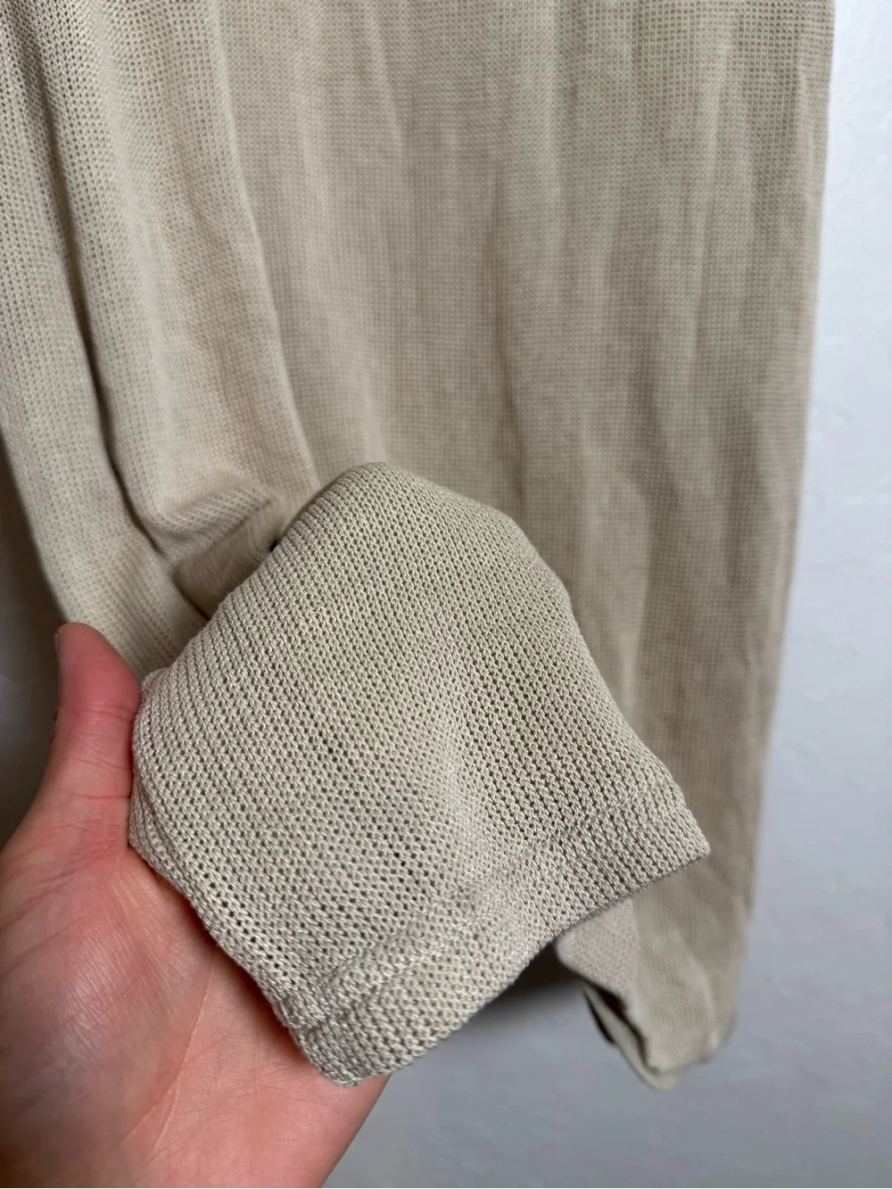 Outcast Clothing Rosalia Knit Maxi Skirt Oat Beige Small NWT